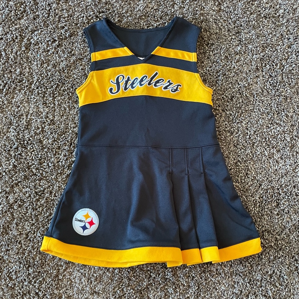 NFL Steelers Kids Dress - Black and Yellow